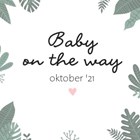 zwangerschap aankondiging baby on the way